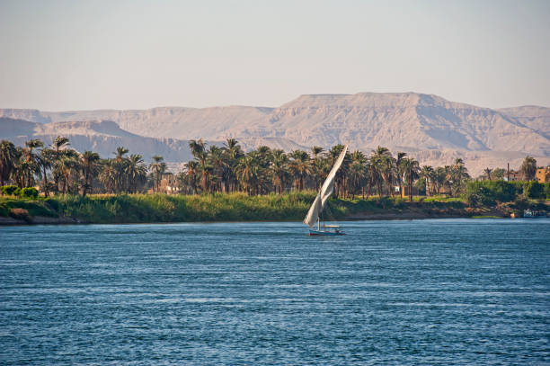 Felucca on the Nil, Egypt.