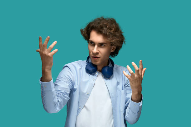 istock Portrait of Emotive Young Man 1224378414