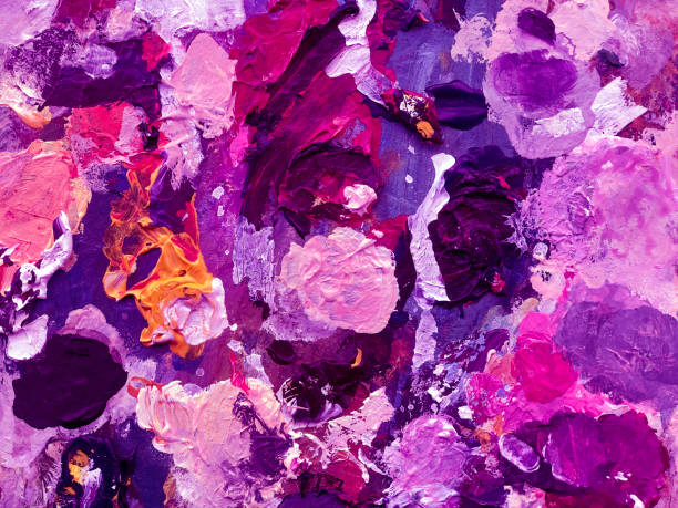 Artists acrylic painting palette
