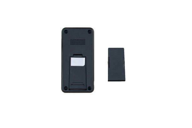 istock Modern wireless charger stand for cellphone isolated on white bakcground. 1224381163