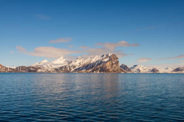 istock Arctic landscape with beautiful lighting in Svalbard 1224388082