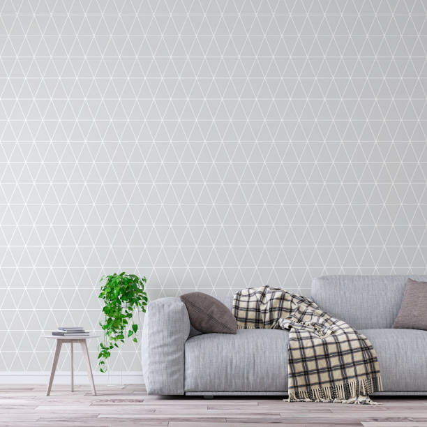 istock Elegant living room with sofa front view right 1224388168