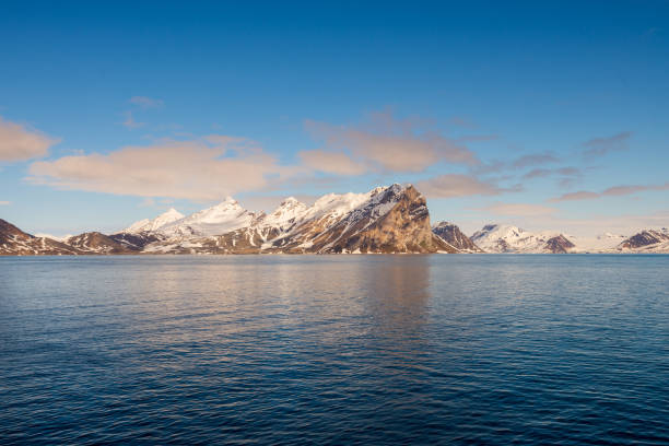 istock Arctic landscape with beautiful lighting in Svalbard 1224388226