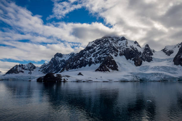 istock Arctic landscape with beautiful lighting in Svalbard 1224388888