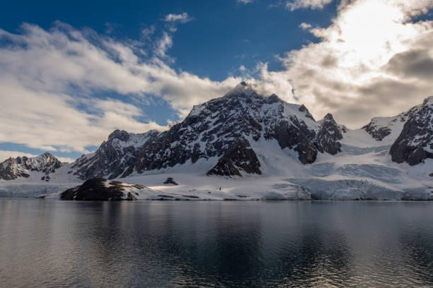 istock Arctic landscape with beautiful lighting in Svalbard 1224389097