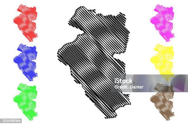 Bulman Map Bulgan Province Map Stock Illustration - Download Image Now - Abstract ...