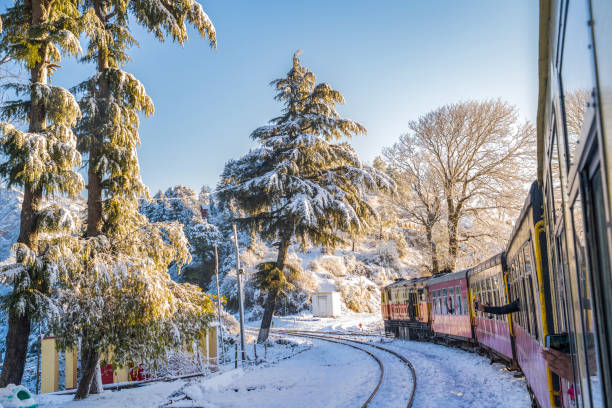 istock After Snowfall Kalka Shimla railway is a Beautiful place in india 1224392638
