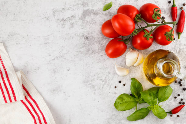 istock Italian food background. 1224393059