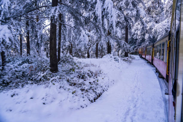 istock After Snowfall Kalka Shimla railway is a Beautiful place in india 1224393266