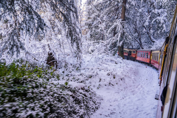 istock After Snowfall Kalka Shimla railway is a Beautiful place in india 1224393286