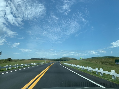 Highway in Uruguay