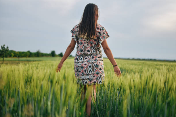 istock Woman in meadow 1224398818