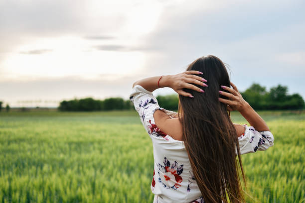 istock Woman in meadow 1224400987