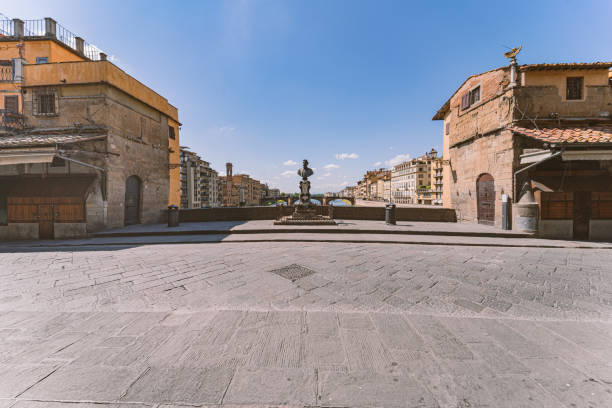 istock Old Bridge in Florence during Covid-19 lockdown 1224401571