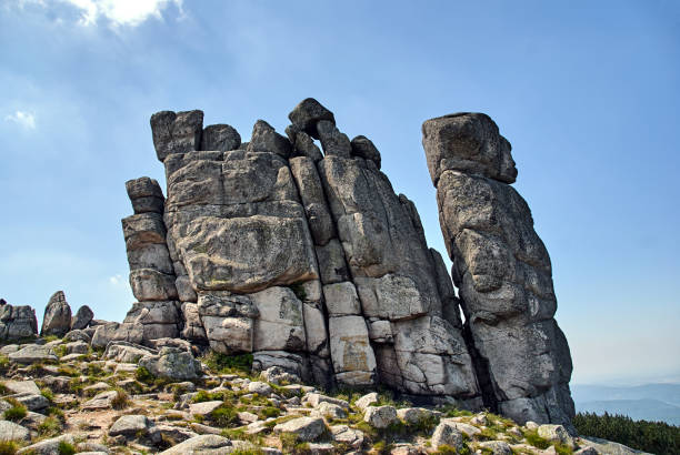 istock Granite inselbergs on a sunny day in the Giant Mountains 1224404520