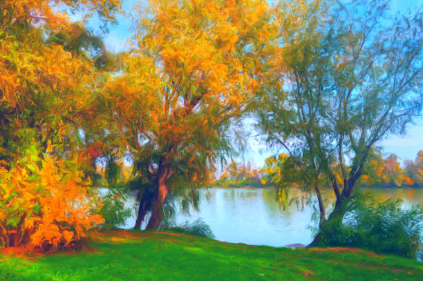 Golden autumn, Gansu of china