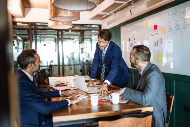 istock mature latino businessman in office 1224411965
