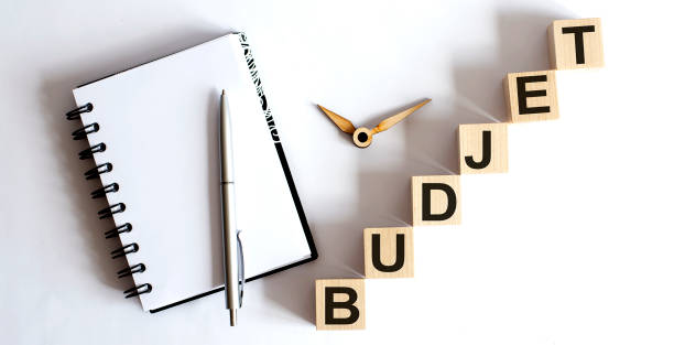 istock My Budget- business concept text on wood block. 1224411974