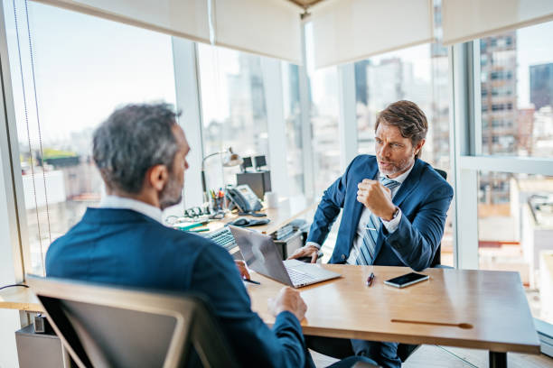 istock General manager on business meeting in modern office 1224412336