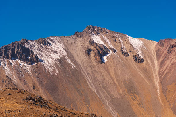 istock Top of the mountains with a deep blue sky 1224418586