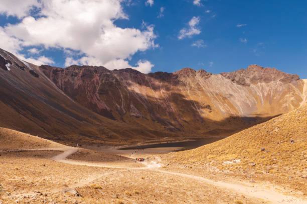 istock Top of the mountains with a deep blue sky 1224419376