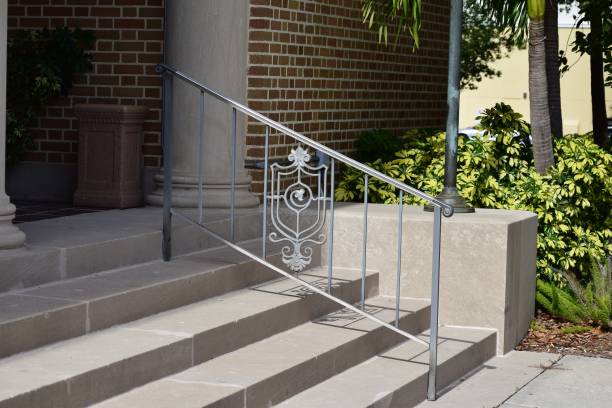 istock Ornate metal handrail 1224421202