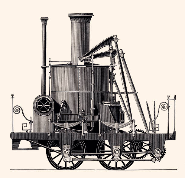 locomotive (xxxl) - lokführer stock-grafiken, -clipart, -cartoons und -symbole