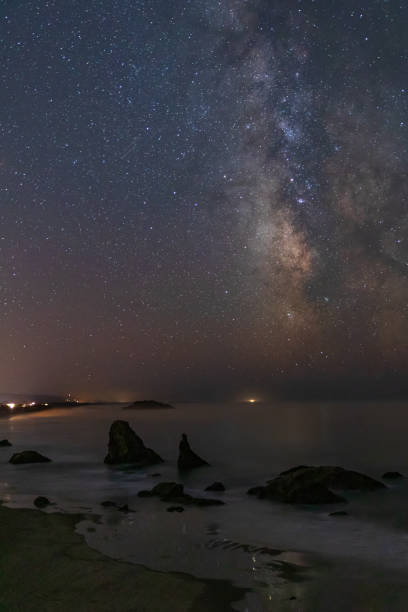 istock Vertical Image of Milky Way Galaxy above Bandon Beach 1224431117
