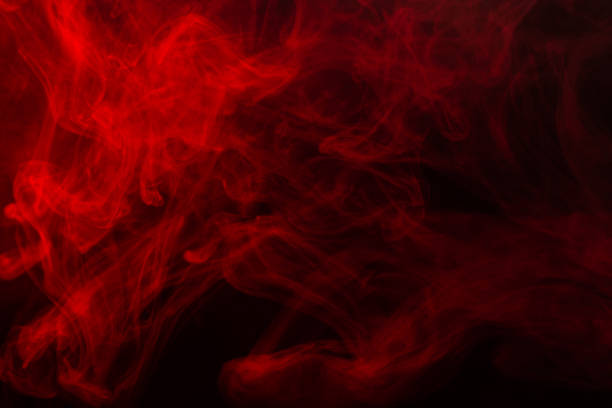 istock Red steam on a black background. 1224435696