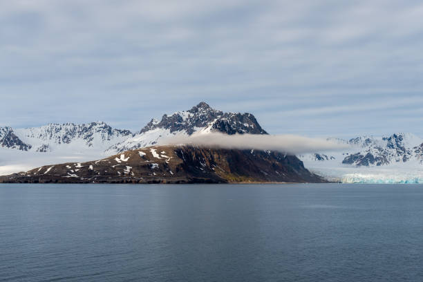 istock Arctic landscape with beautiful lighting in Svalbard 1224435838