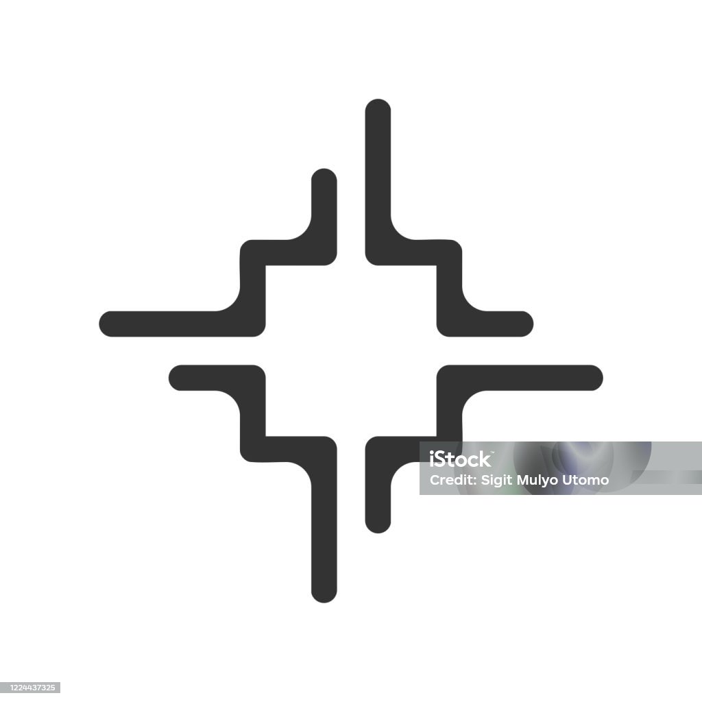 Frame Square Line Illustration Design Vector Eps 10 Stock Illustration ...