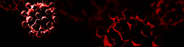 istock Coronavirus abstract background. Virology and panspermia concept. 1224439282