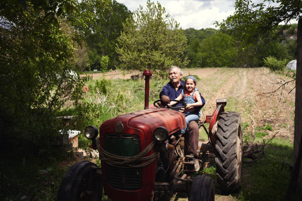 istock Her first tractor adventure on a ranch 1224464380