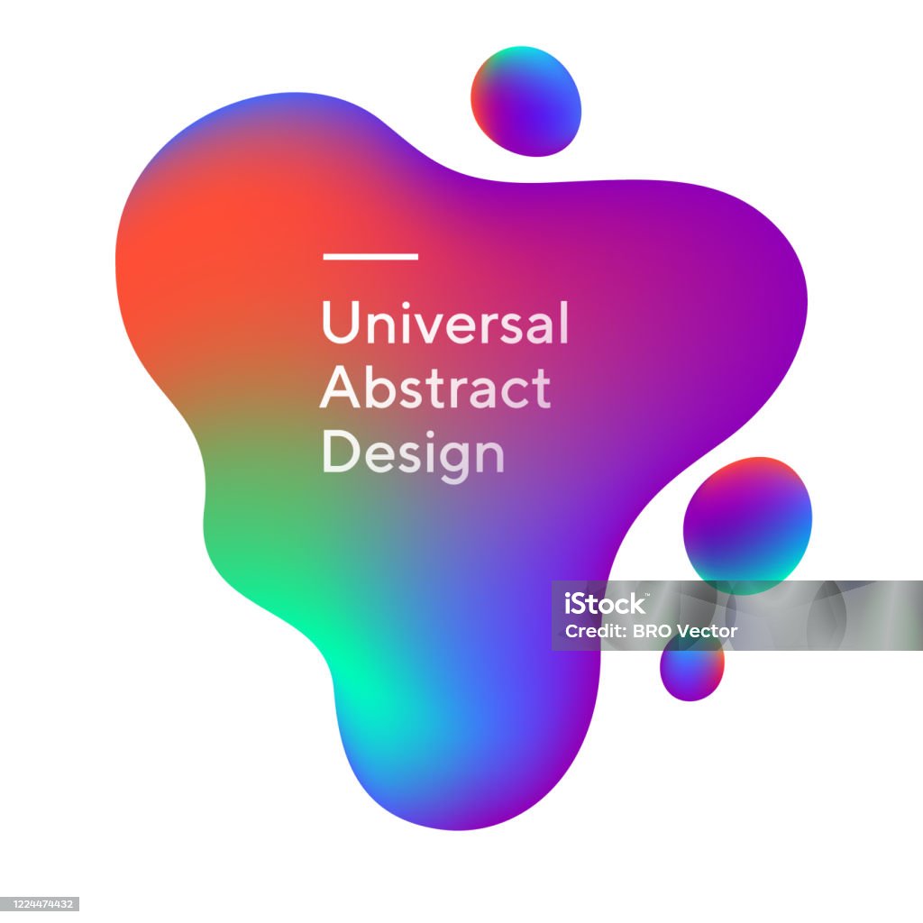 Irregular Graphics Colorful Irregular Graphic Bubbles Stock Illustration - Download Image ...