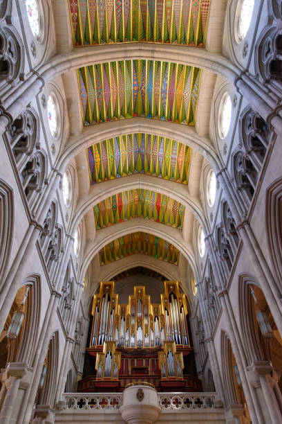 istock Interior of Almudena Cathedral in Madrid, Spain 1224478727