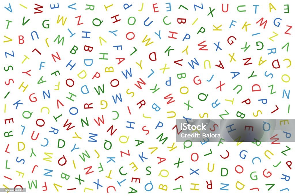 Letter Backdraft Letters Abstract Background Vector Stock Illustration - Download Image ...