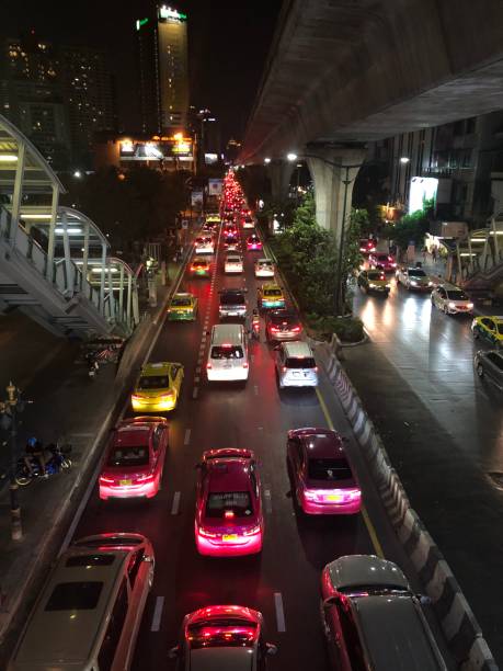 istock Night view of Bangkok, Thailand 1224486433