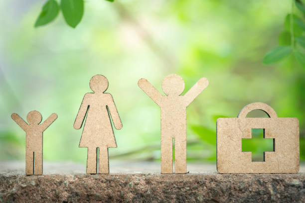 istock Family make social distancing 1224487239