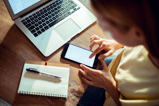 istock Young woman using a phone 1224492323