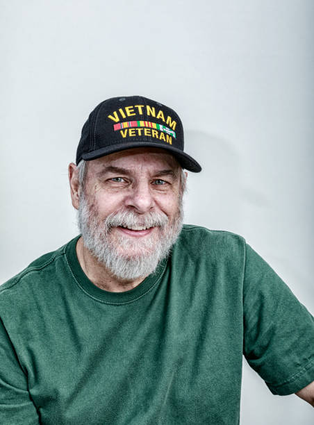 istock Smiling US Navy Vietnam War Military Veteran 1224493980