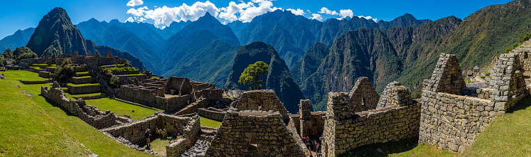 Landscape View From Machu Picchu In Peru