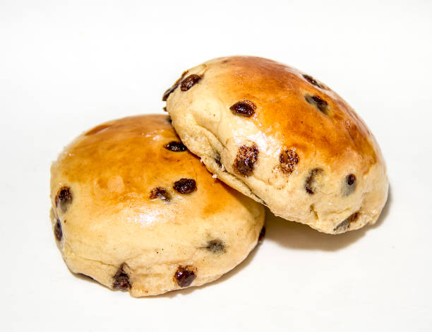 istock Chilean Homemade rustic fresh choco chip bread isolated on white background. 1224496653
