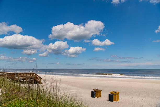 istock Jacksonville Beach closed due to Coronavirus Covid 19 1224496716