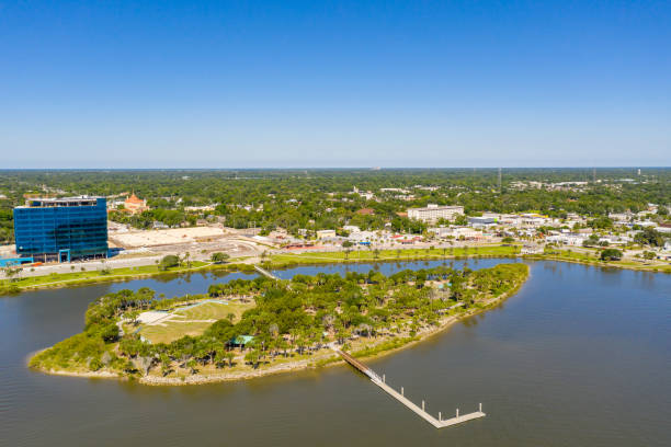 istock Manatee Island Daytona Beach FL and dog park 1224496888