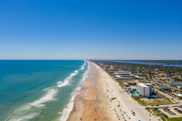 istock Aerial photo weekend at daytona Beach FL 1224496929