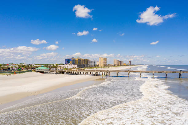 istock Drone photo Jacksonville Beach FL 1224496998