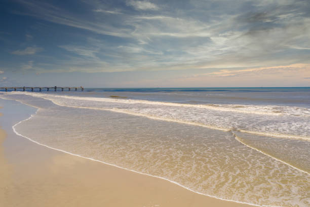 istock Clean beach photo with no people 1224497012