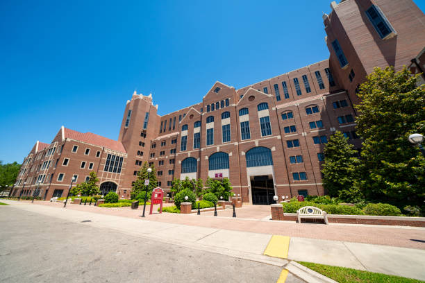 florida state university doak campbell stadium tallahassee fl - florida state foto e immagini stock