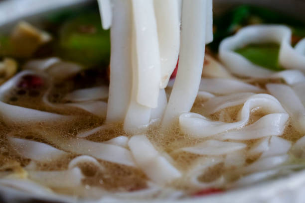 istock Chinese homemade rice noodles 1224499655