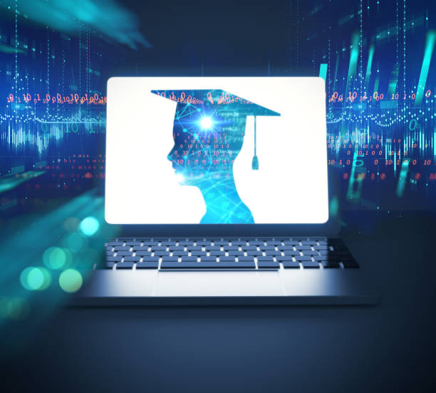 istock 3d rendering of virtual human silhouette on laptop screen 1224500467
